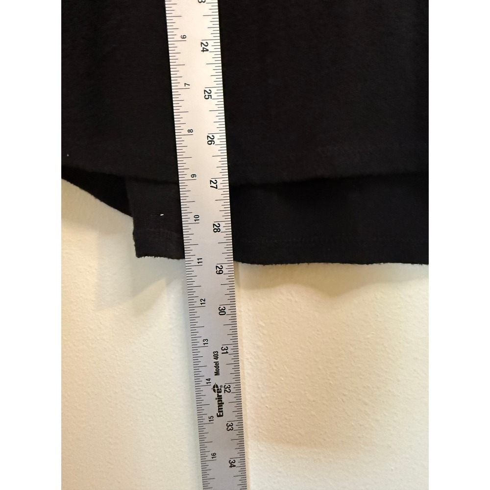 Dip Cowl Neck Top Womens Medium Black Excellent Eco-Friendly Long Sleeve Knit - Picture 5 of 6